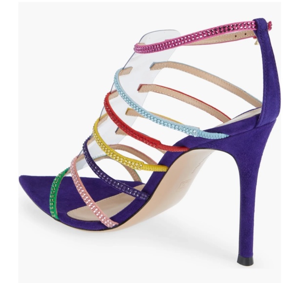 NIB $1475 Gianvito Rossi Crystal Embellished Sandal  in size 8 / 38! - Picture 3 of 8